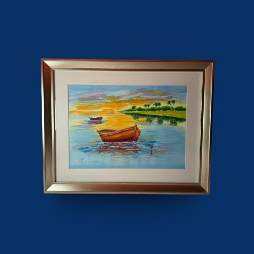 لوحة همس الغروب