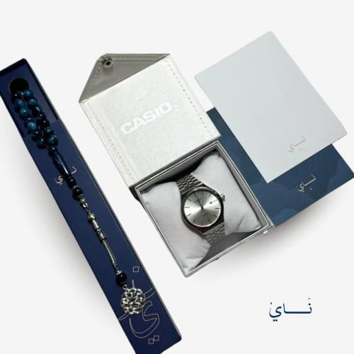 بكج ساعة دائرية وسبحة