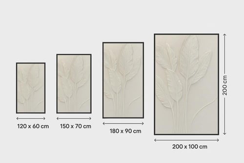 لوحة جدارية جبس - ليڤ سكلبت – Leaf Sculpt