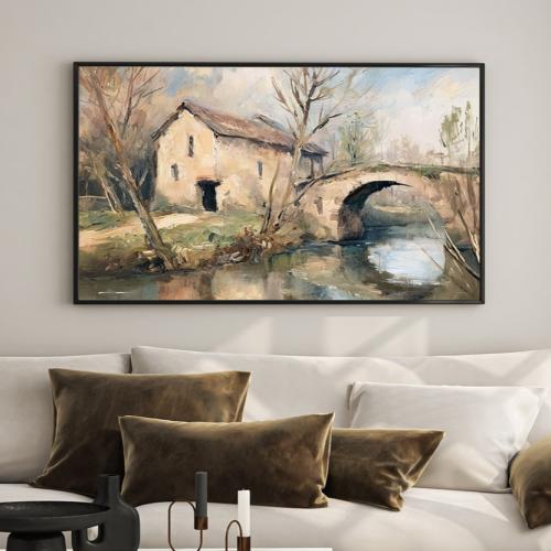 لوحة جدارية فنية مودرن ، قماش كانفس