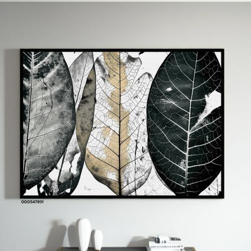 لوحة جدارية فنية تجريدية