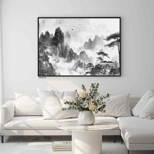 لوحة جدارية فنية تجريدية