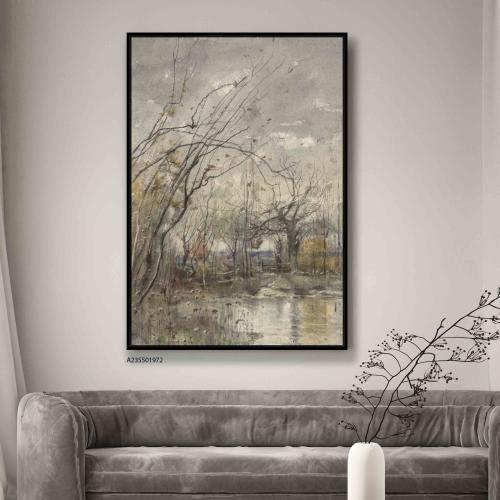 لوحة جدارية فنية مودرن ، قماش كانفس