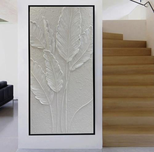 لوحة جدارية جبس - ليڤ سكلبت – Leaf Sculpt