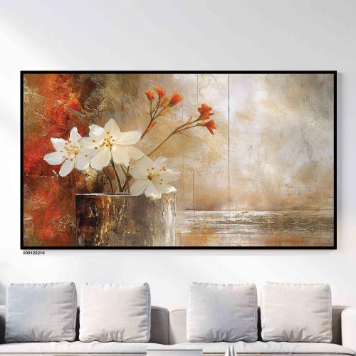 لوحة جدارية فنية تجريدية