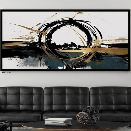 لوحة جدارية فنية تجريدية