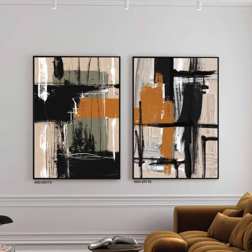 طقم مكون من لوحتين مودرن