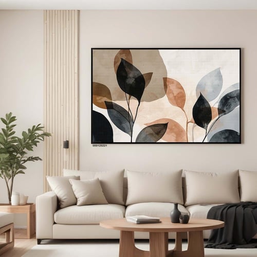 لوحة جدارية فنية تجريدية