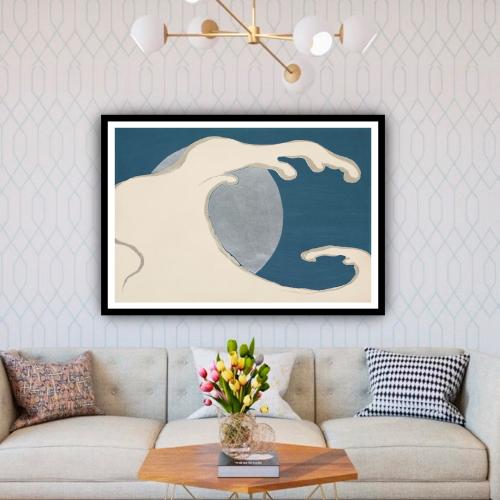 لوحة جدارية فنية مودرن ، قماش كانفس