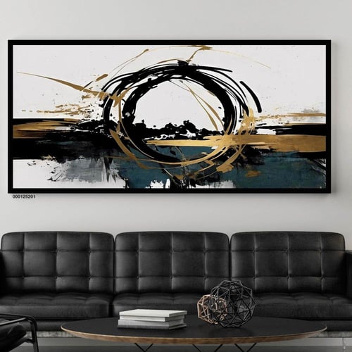 لوحة جدارية فنية تجريدية