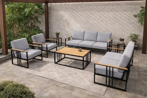 طقم جلسة خارجية 7 أشخاص