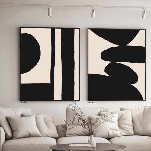 طقم مكون من لوحتين مودرن