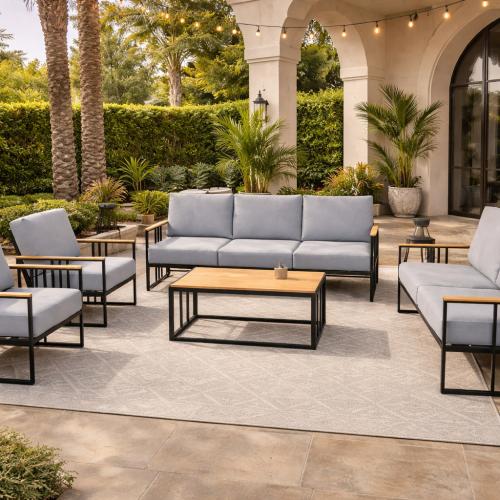 طقم جلسة خارجية 7 أشخاص