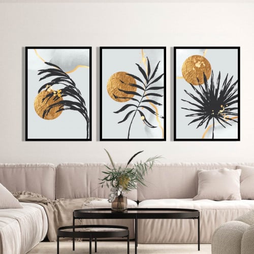 طقم من 3 لوحات مودرن