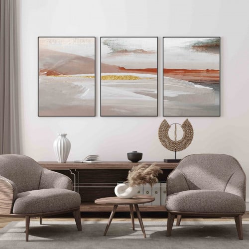 طقم من 3 لوحات مودرن