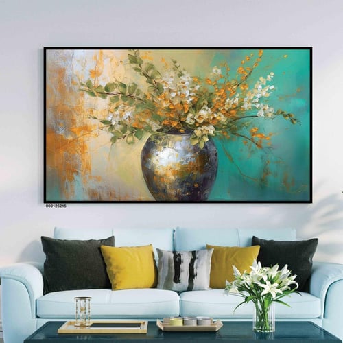 لوحة جدارية فنية تجريدية