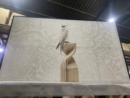 لوحة جدارية فنية صقر ، قماش كانفس