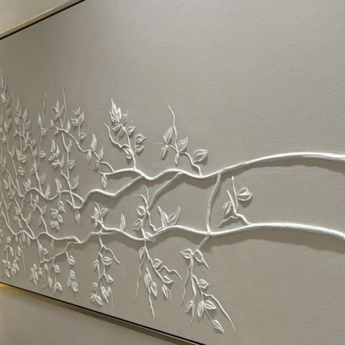 لوحة جدارية جبسية - اغصان شجر