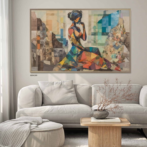 لوحة جدارية فنية مودرن ، قماش كانفس