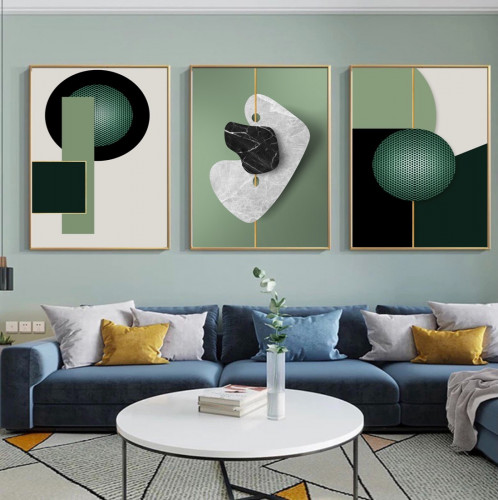 طقم من 3 لوحات مودرن