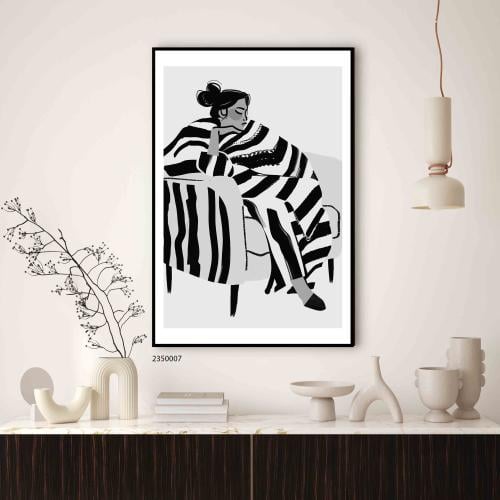 لوحة جدارية فنية مودرن ، قماش كانفس