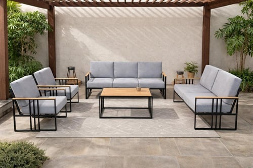 طقم جلسة خارجية 7 أشخاص