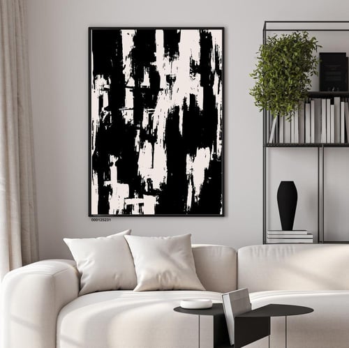 لوحة جدارية فنية مودرن ، قماش كانفس