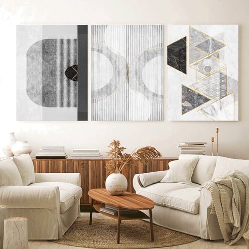 طقم من 3 لوحات مودرن