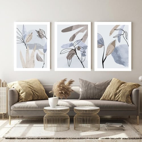 طقم من 3 لوحات مودرن