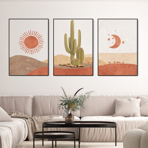 طقم من 3 لوحات مودرن