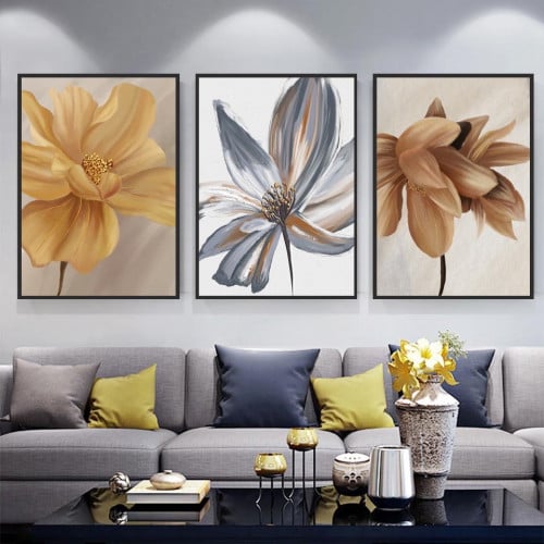 طقم من 3 لوحات مودرن