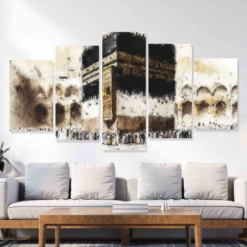 لوحه جدارية كانفس - مقسمة