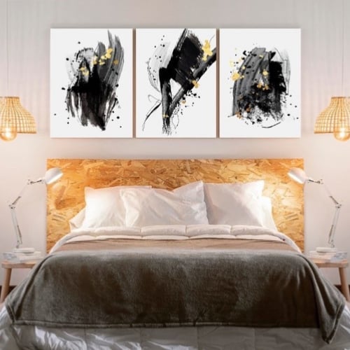 طقم من 3 لوحات مودرن