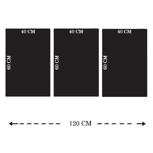 طقم من 3 لوحات مودرن