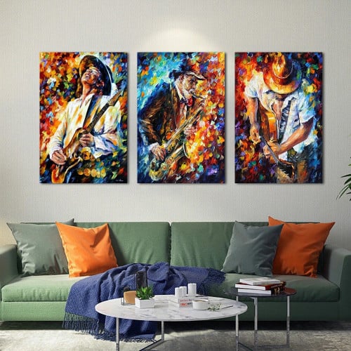 طقم من 3 لوحات مودرن