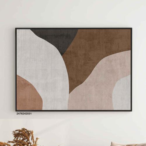 لوحة جدارية فنية تجريدية