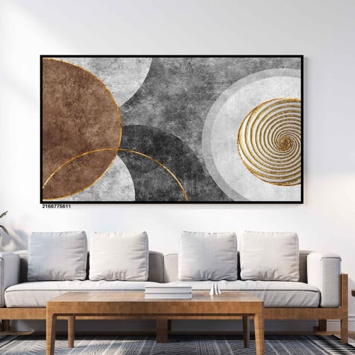 لوحة جدارية فنية تجريدية