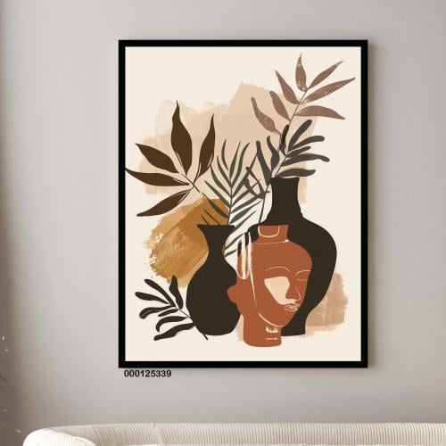 لوحة جدارية فنية مودرن ، قماش كانفس