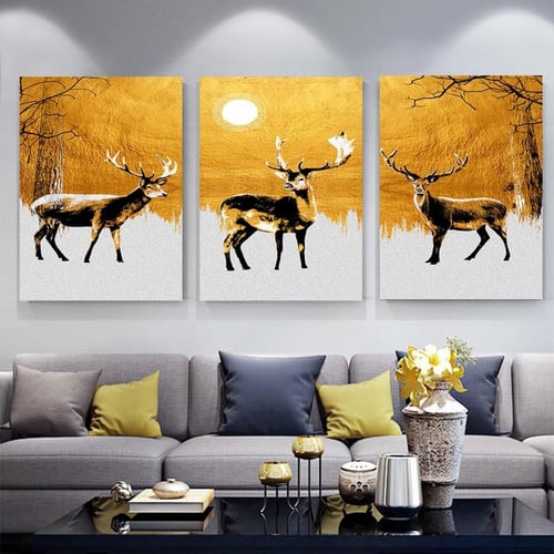 طقم من 3 لوحات مودرن