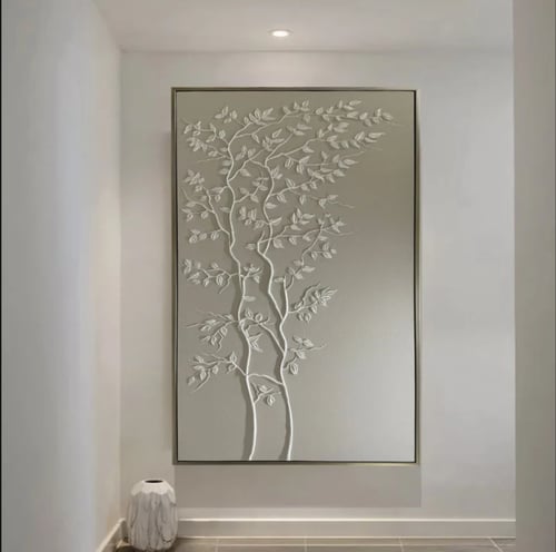 لوحة جدارية جبسية - اغصان شجر