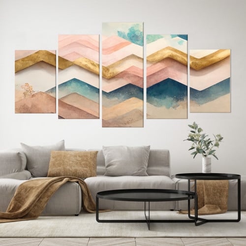 لوحه جدارية كانفس - مقسمة