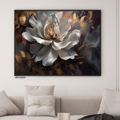 لوحة جدارية فنية تجريدية