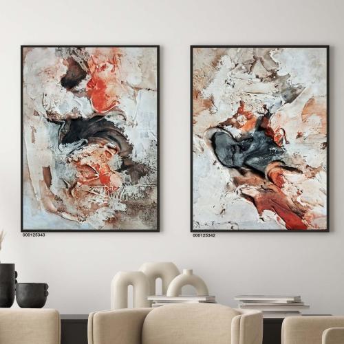 طقم مكون من لوحتين مودرن