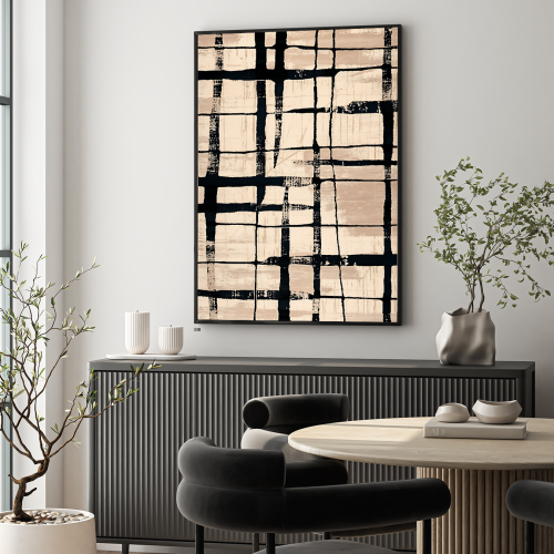 لوحة جدارية فنية مودرن ، قماش كانفس