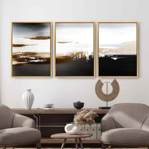 طقم من 3 لوحات مودرن