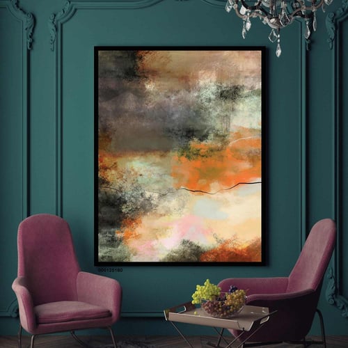 لوحة جدارية فنية مودرن ، قماش كانفس