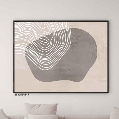 لوحة جدارية فنية تجريدية