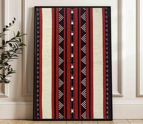 "لوحة سدو تراثية - نبض الصحراء