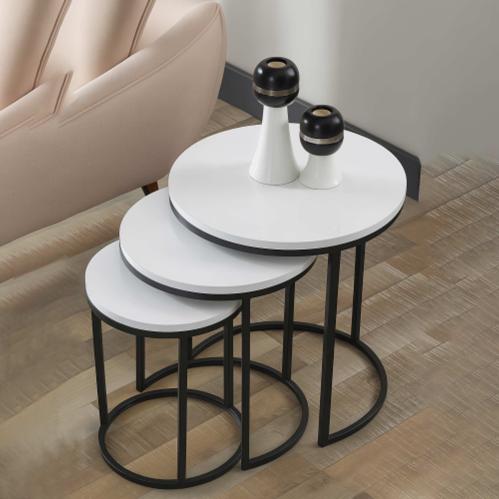 طقم طاولات خدمة متداخلة