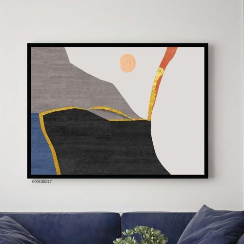 لوحة جدارية فنية تجريدية